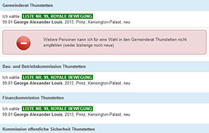 NICHT wählbar – Gemeindewahlen Thunstetten 2013